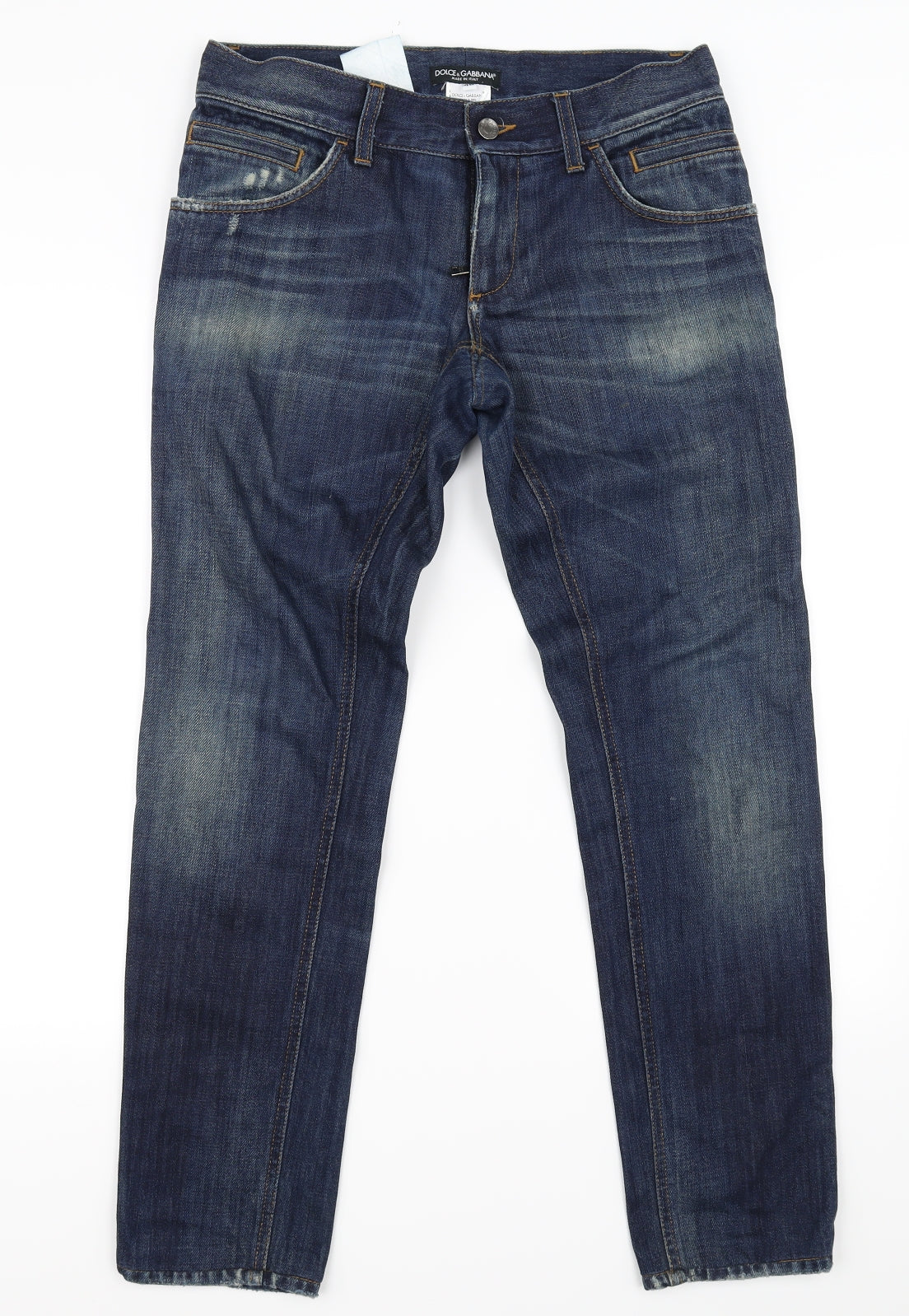 Dolce&Gabbana Womens Blue   Straight Jeans Size 12 L30 in