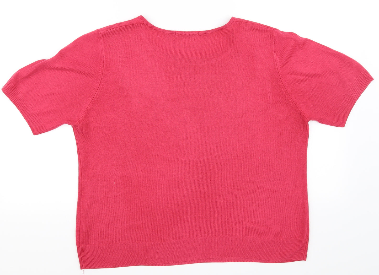 Marks and Spencer Womens Pink   Pullover Jumper Size 16