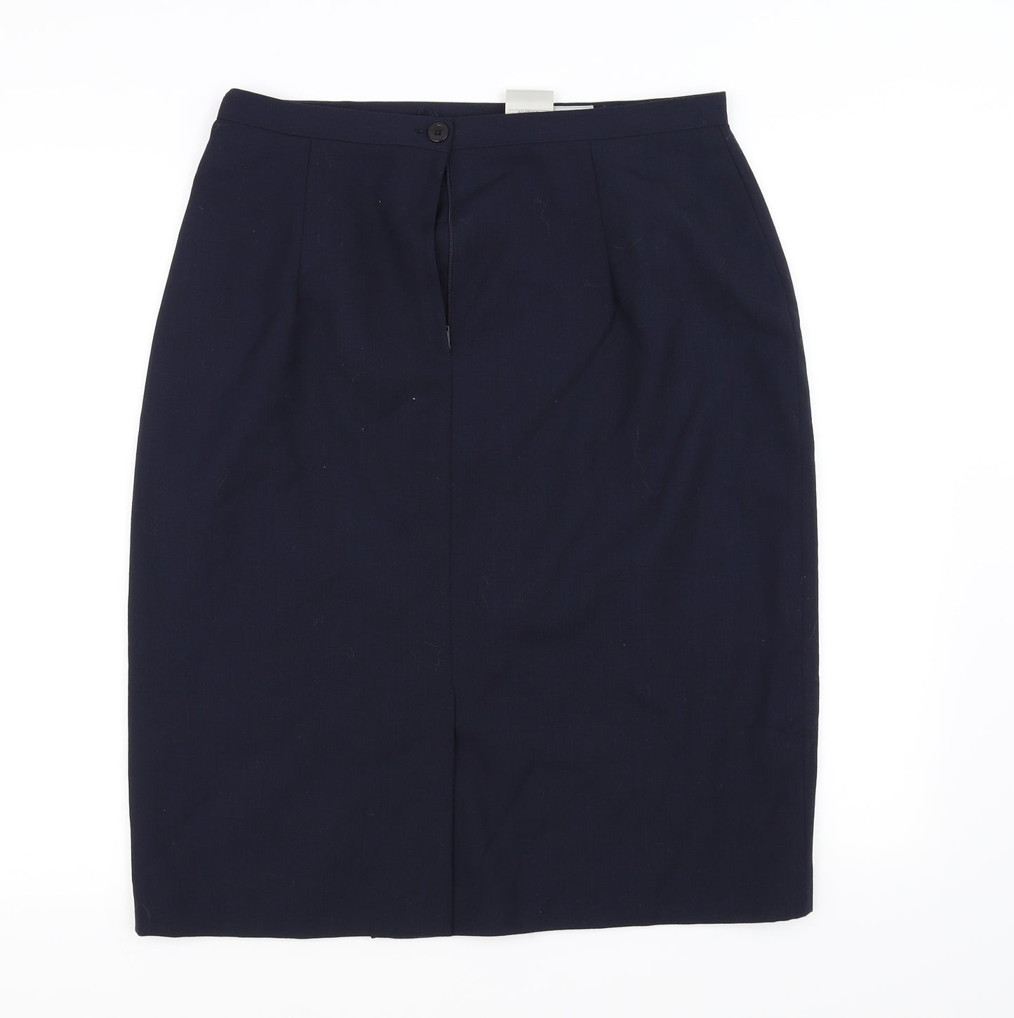 Woolmark Womens Blue   A-Line Skirt Size 16