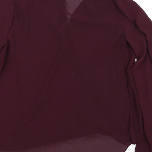 New Look Womens Purple   Basic Blouse Size 10