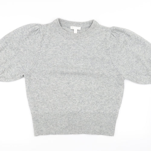H&M Womens Grey   Pullover Jumper Size M