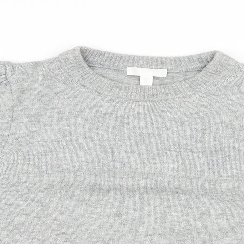 H&M Womens Grey   Pullover Jumper Size M