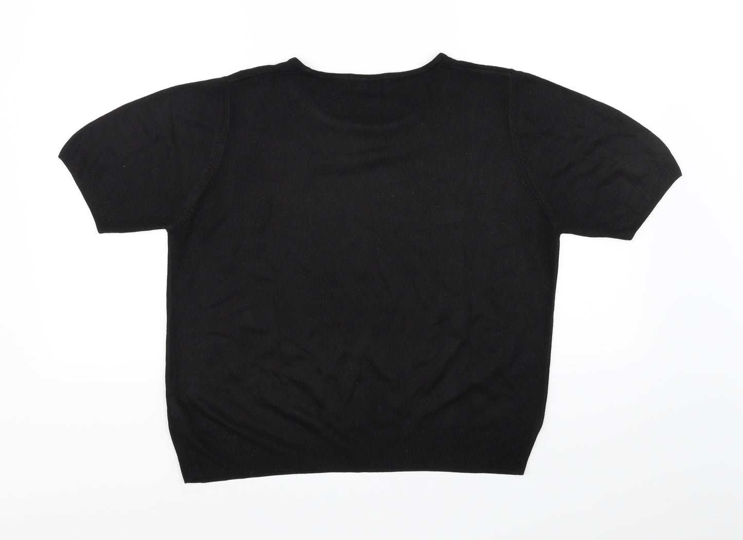 Marks and Spencer Womens Black    T-Shirt Size 16