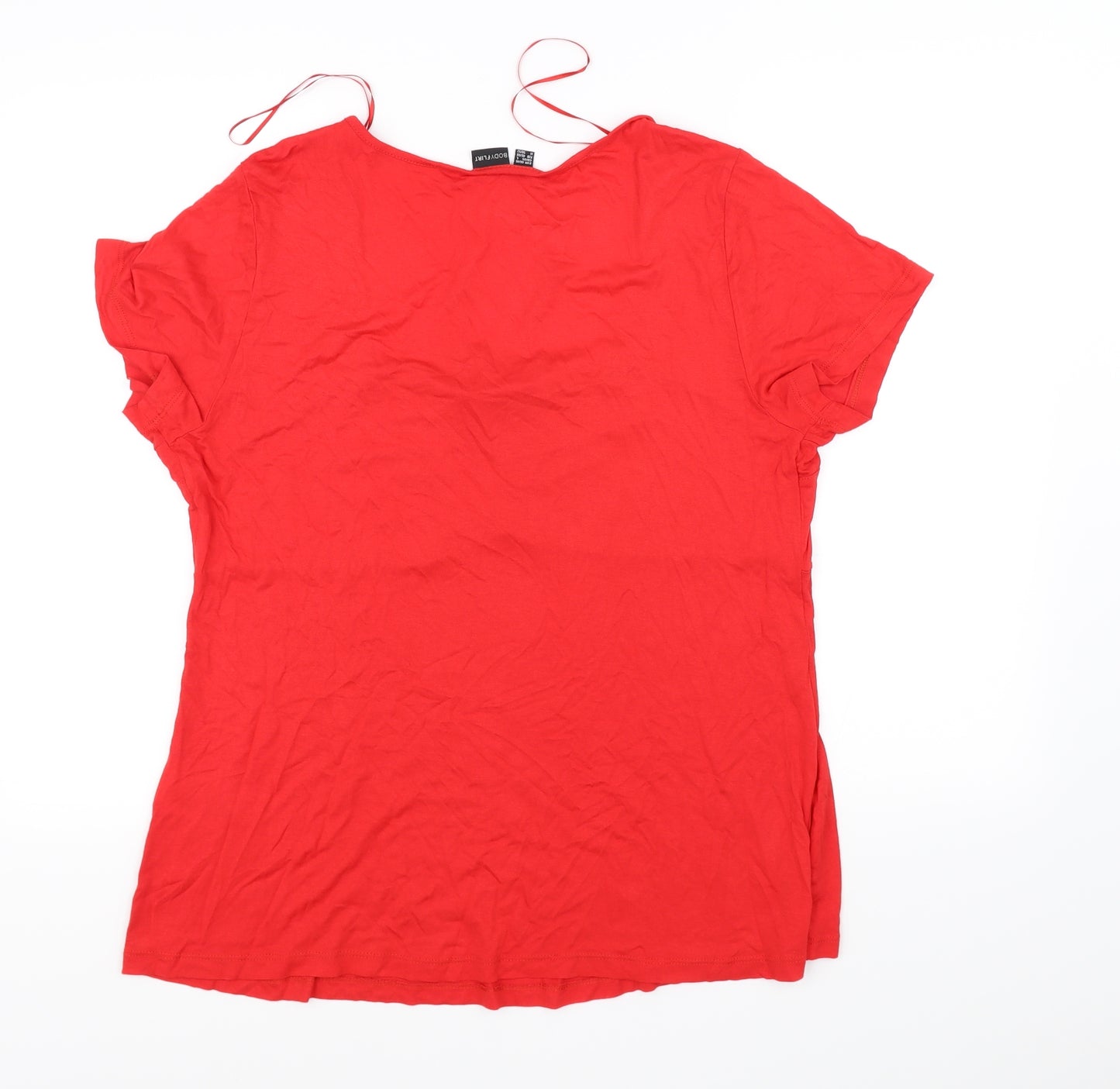 Body Flirt Womens Red   Basic Blouse Size L