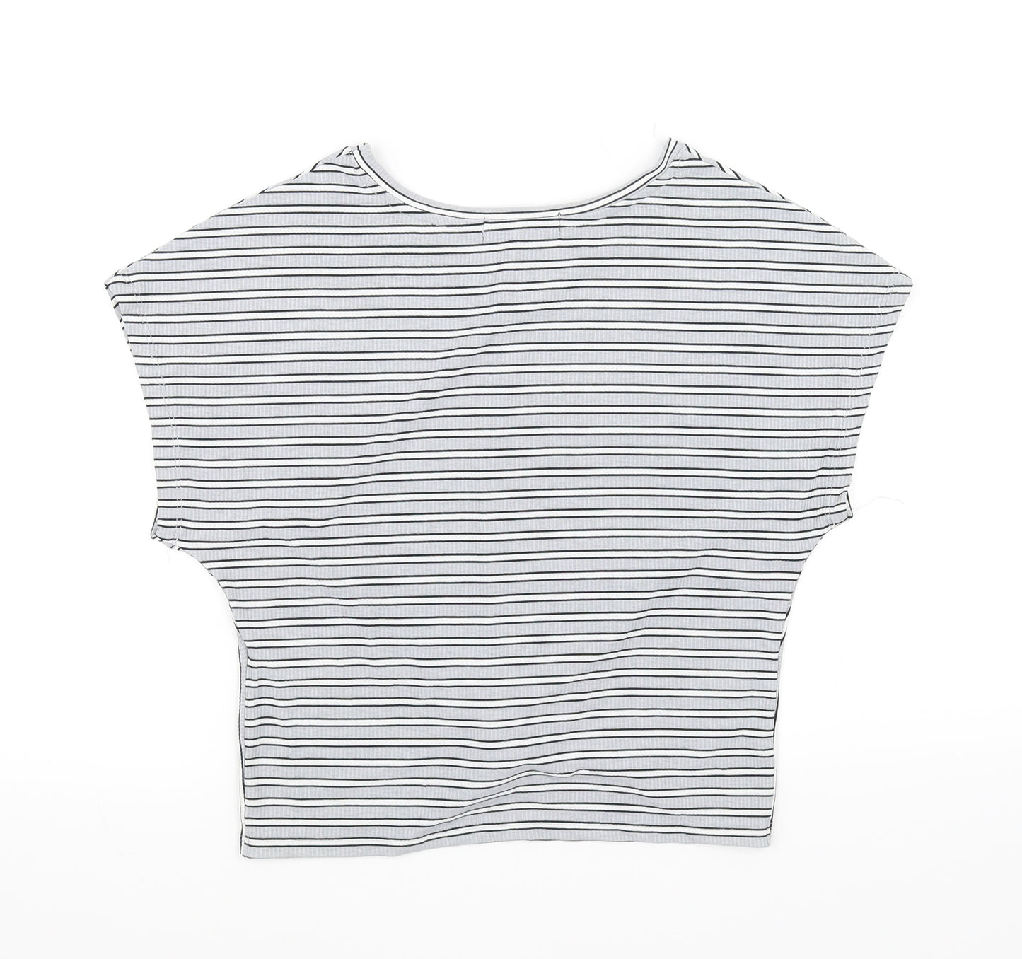 Primark Womens Grey Striped  Basic Blouse Size XS
