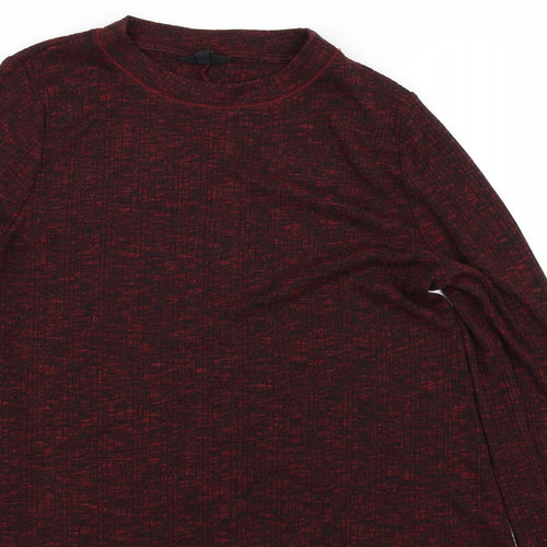 Topshop Womens Red   Pullover Jumper Size 16