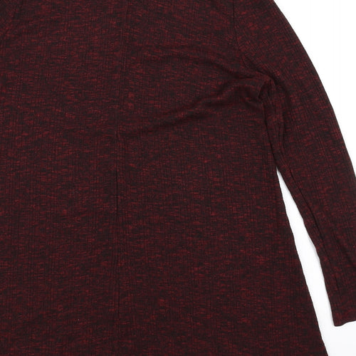 Topshop Womens Red   Pullover Jumper Size 16