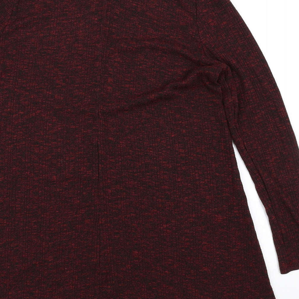 Topshop Womens Red   Pullover Jumper Size 16