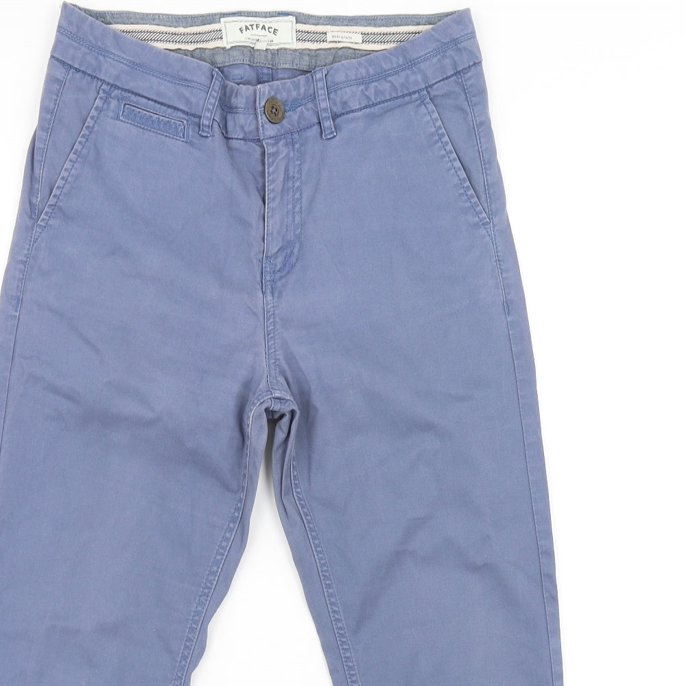 FATFACE Womens Blue   Trousers  Size 8 L22 in