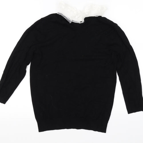 Papaya Womens Black   Pullover Jumper Size 10