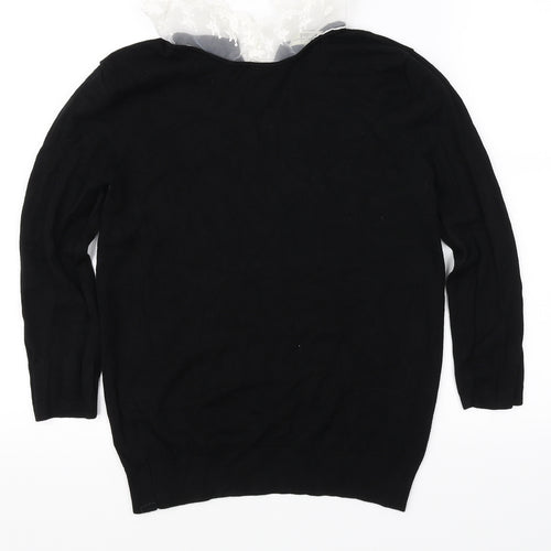 Papaya Womens Black   Pullover Jumper Size 10