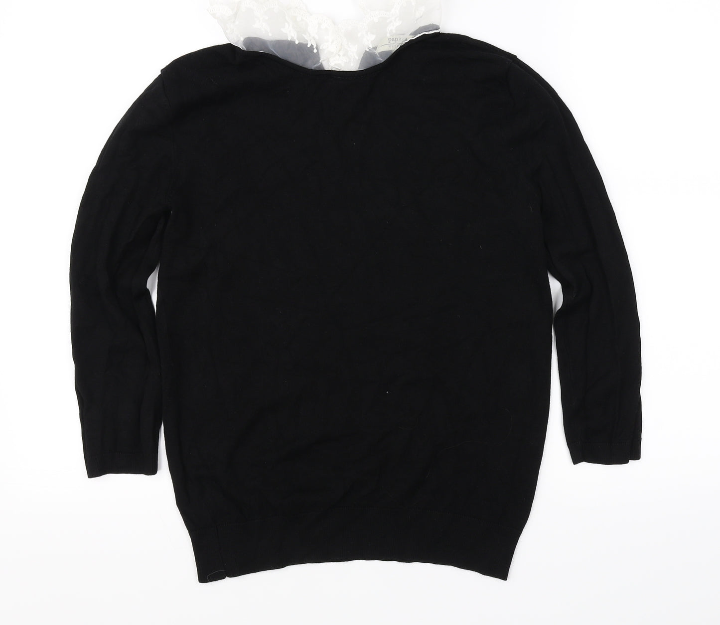 Papaya Womens Black   Pullover Jumper Size 10