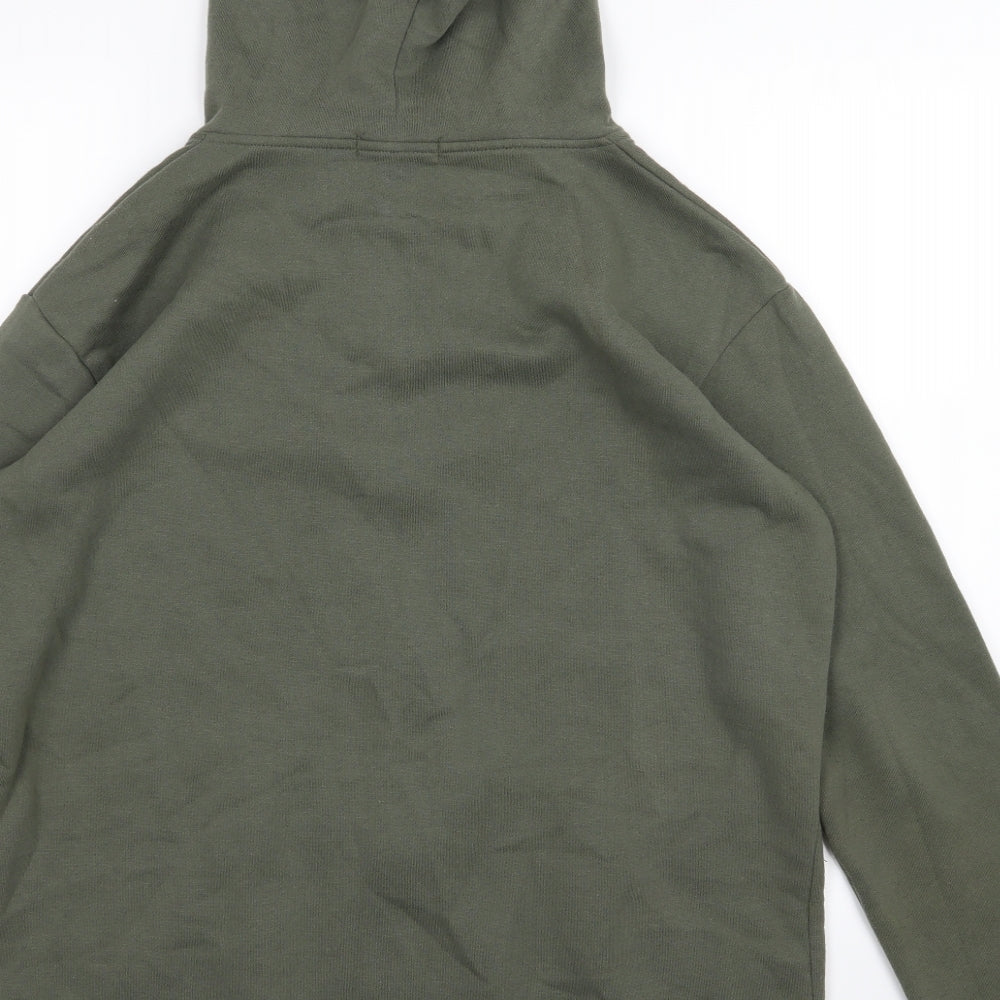 Primark Womens Green  Jersey Full Zip Hoodie Size L