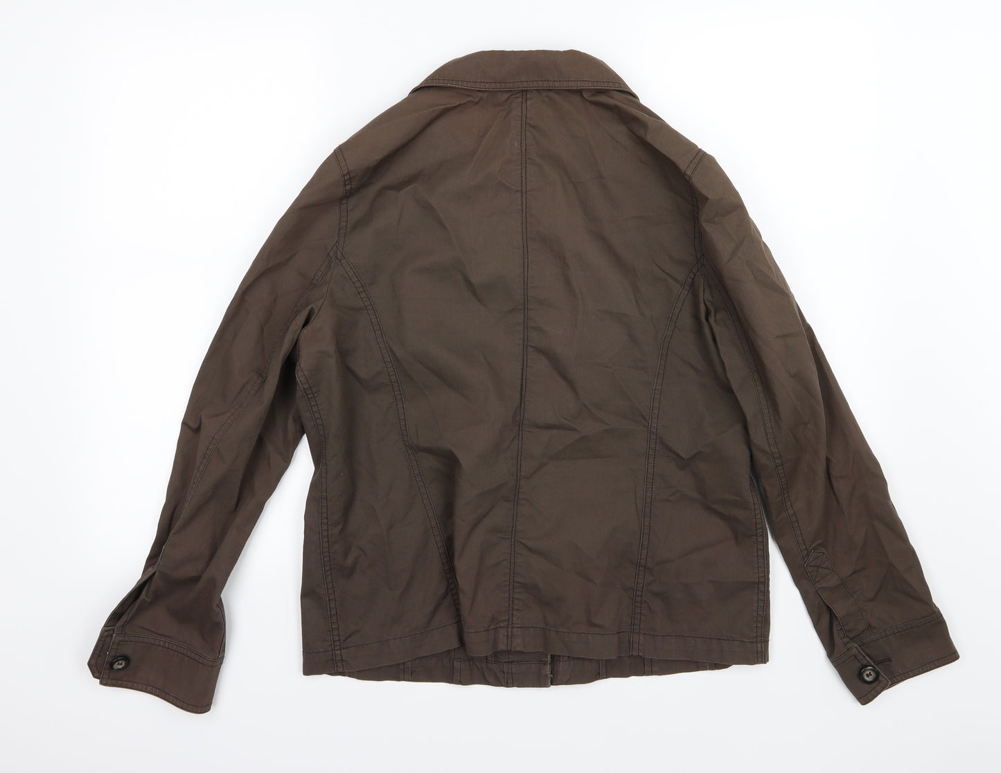 Marks and Spencer Womens Brown  Denim Jacket  Size 16