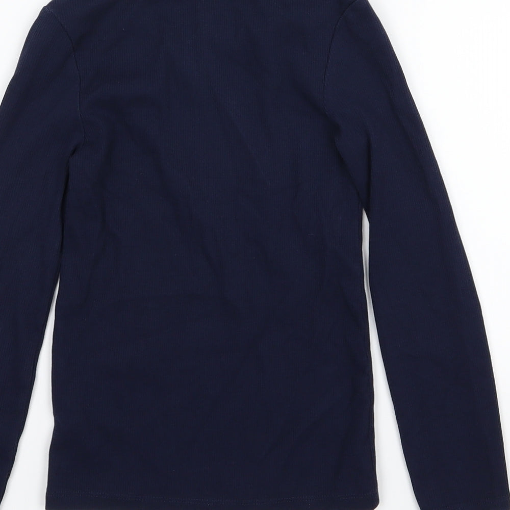 NEXT Girls Blue  Jersey Basic T-Shirt Size 6 Years