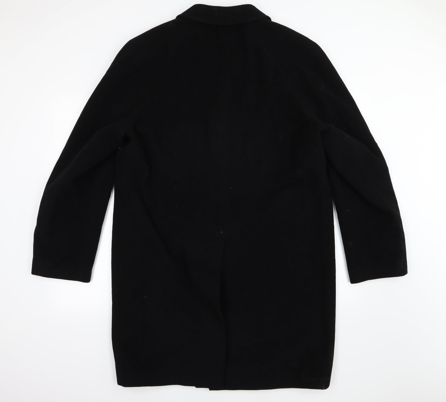 Marks and Spencer Mens Black   Overcoat Coat Size L