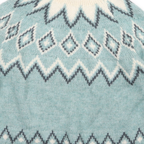 NEXT Womens Green Geometric Knit Pullover Jumper Size L