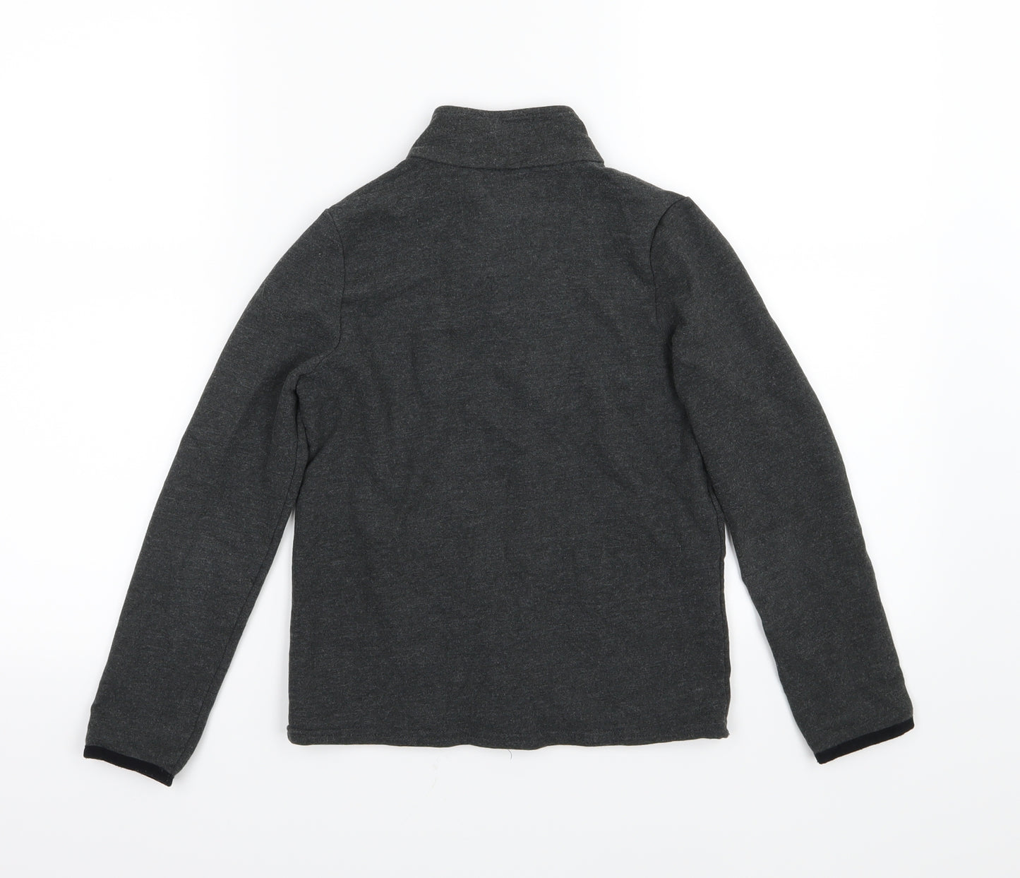 DOMYOS Girls Grey  Jersey Full Zip Sweatshirt Size 10 Years