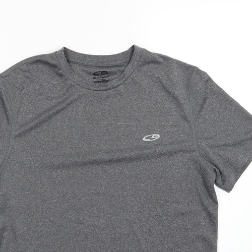 Champion Mens Grey    T-Shirt Size M