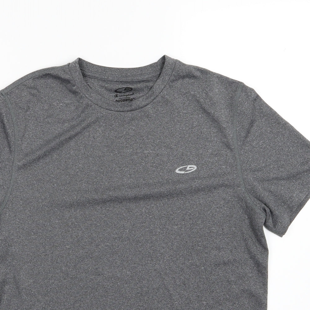 Champion Mens Grey    T-Shirt Size M
