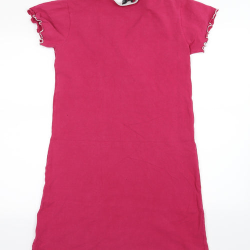 Purpless Womens Pink  Jersey  Dress Size 14