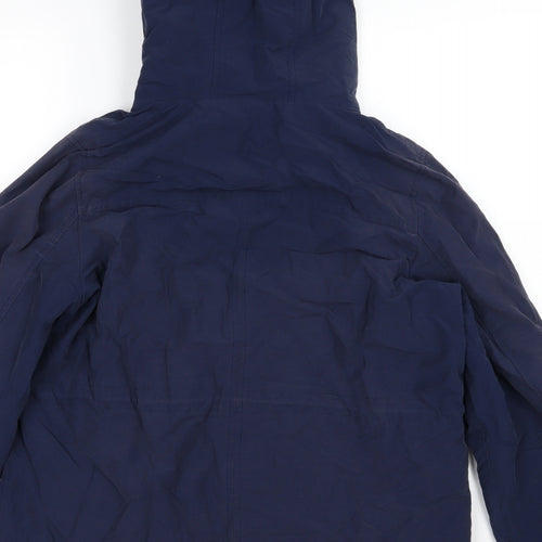 Marks and Spencer Womens Blue   Parka Coat Size 14