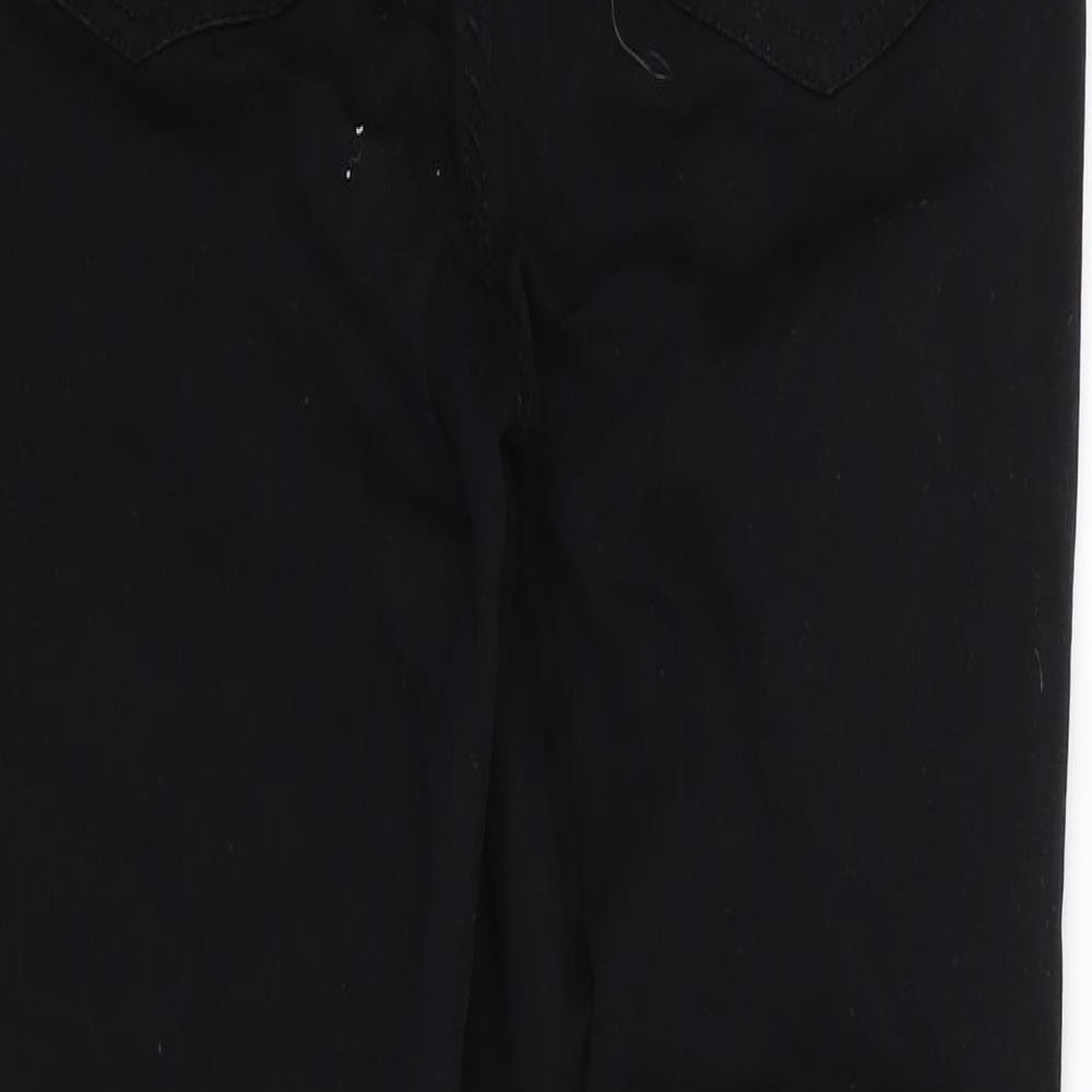 Bandolino Womens Black  Denim Straight Jeans Size 12 L27 in