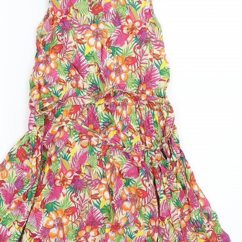 Monsoon Girls Multicoloured Floral  Playsuit One-Piece Size 9 Years
