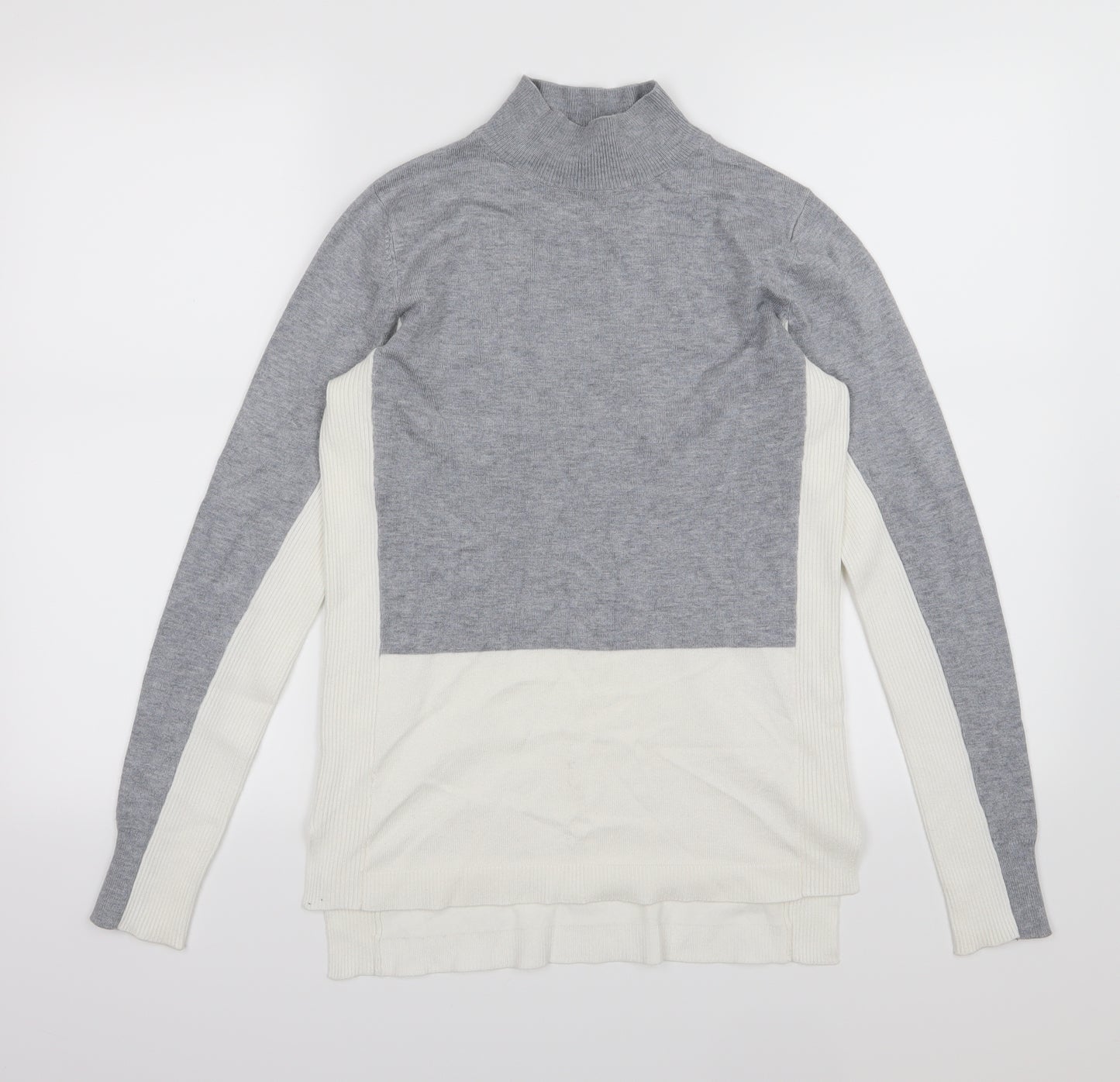 Papaya Womens Grey  Knit Pullover Jumper Size 12
