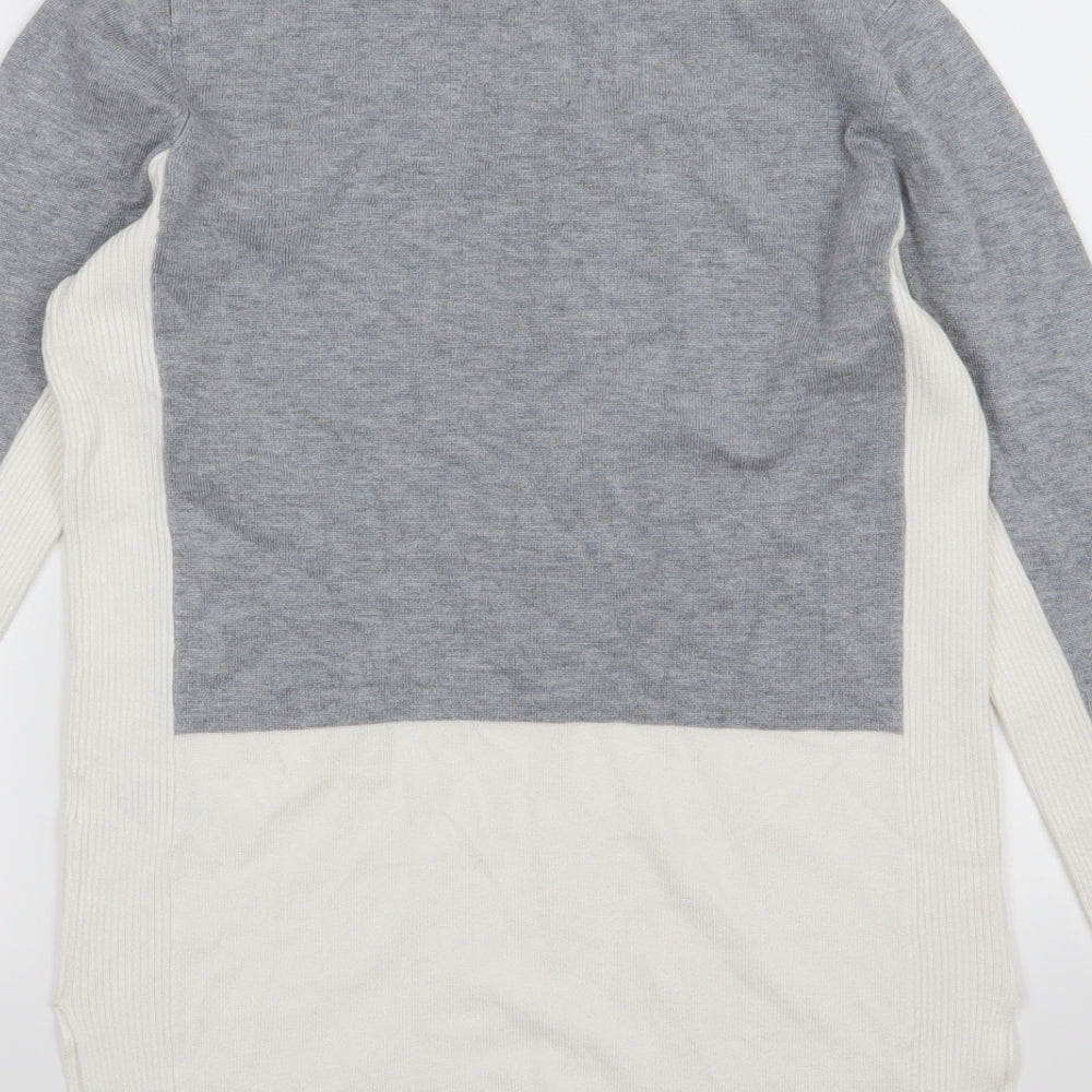 Papaya Womens Grey  Knit Pullover Jumper Size 12