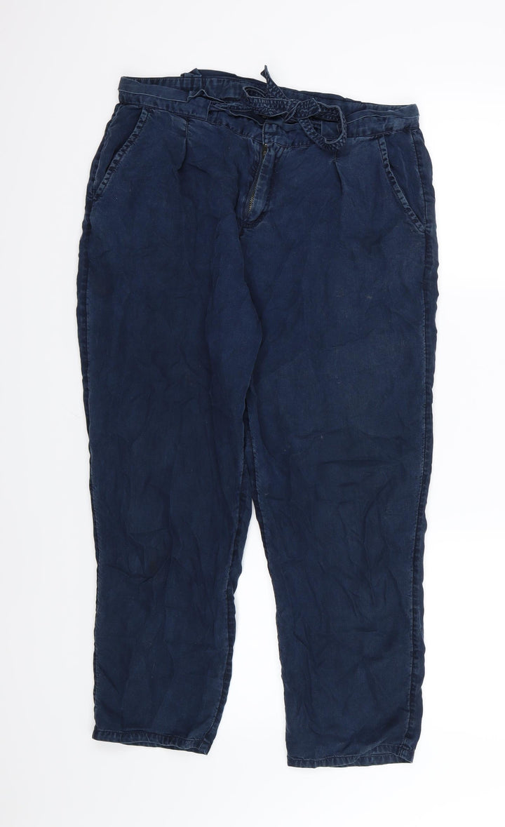 Jeanswear Womens Blue Denim Straight Jeans Size 12 L24 in
