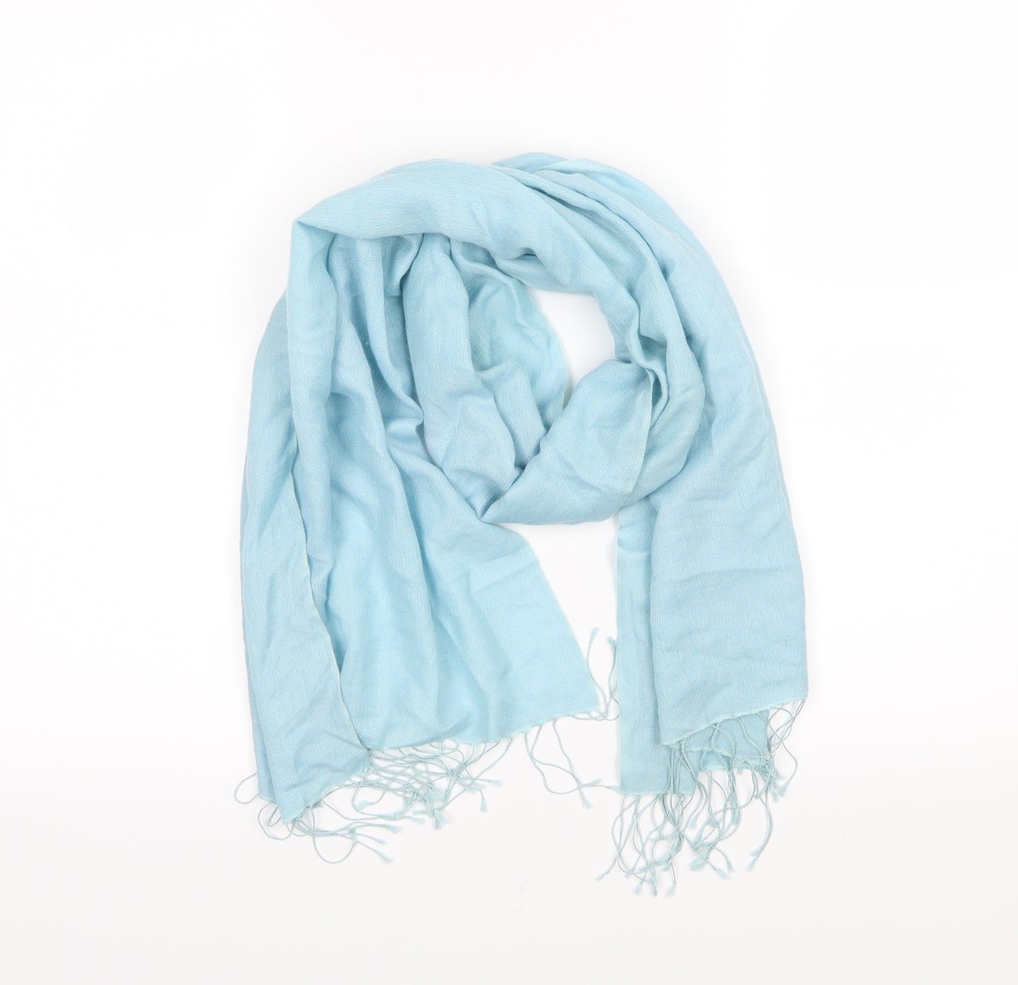 Preworn Womens Blue  Knit  Scarf