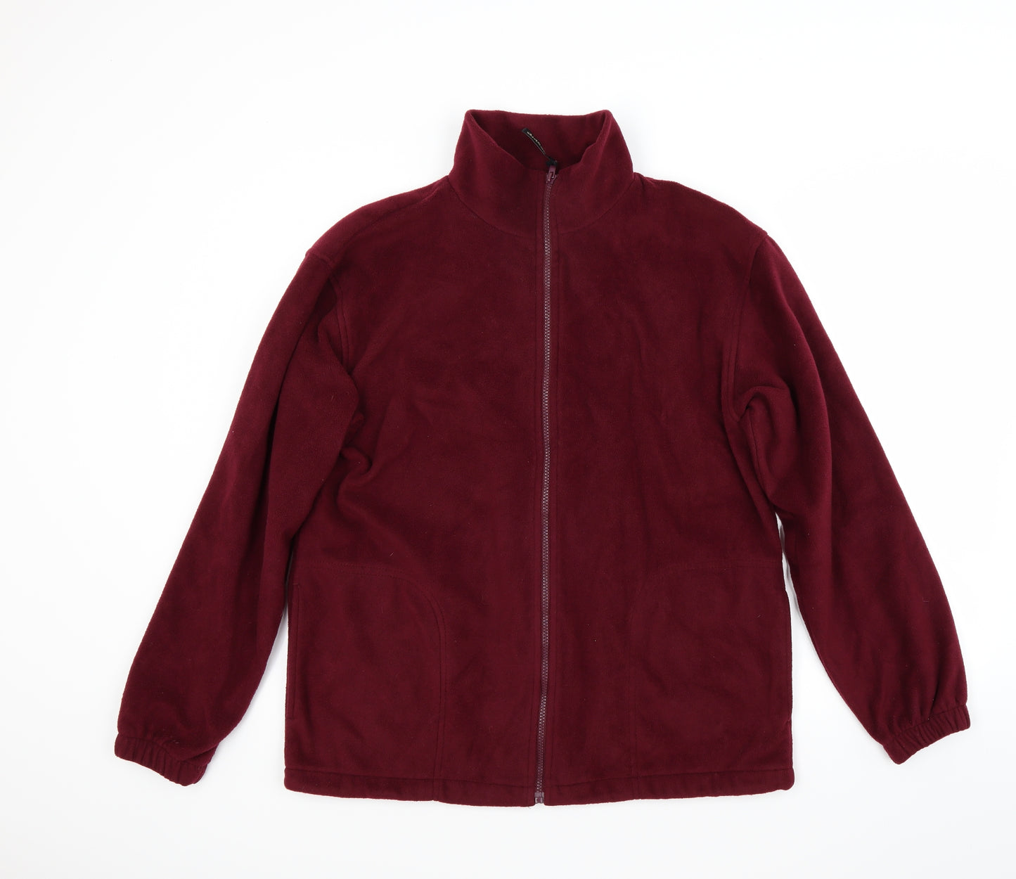 Result Mens Red  Fleece Jacket Coat Size M