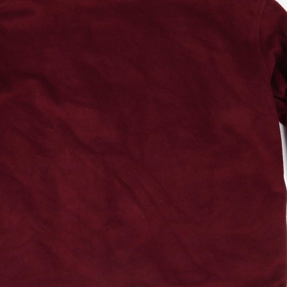 Result Mens Red  Fleece Jacket Coat Size M