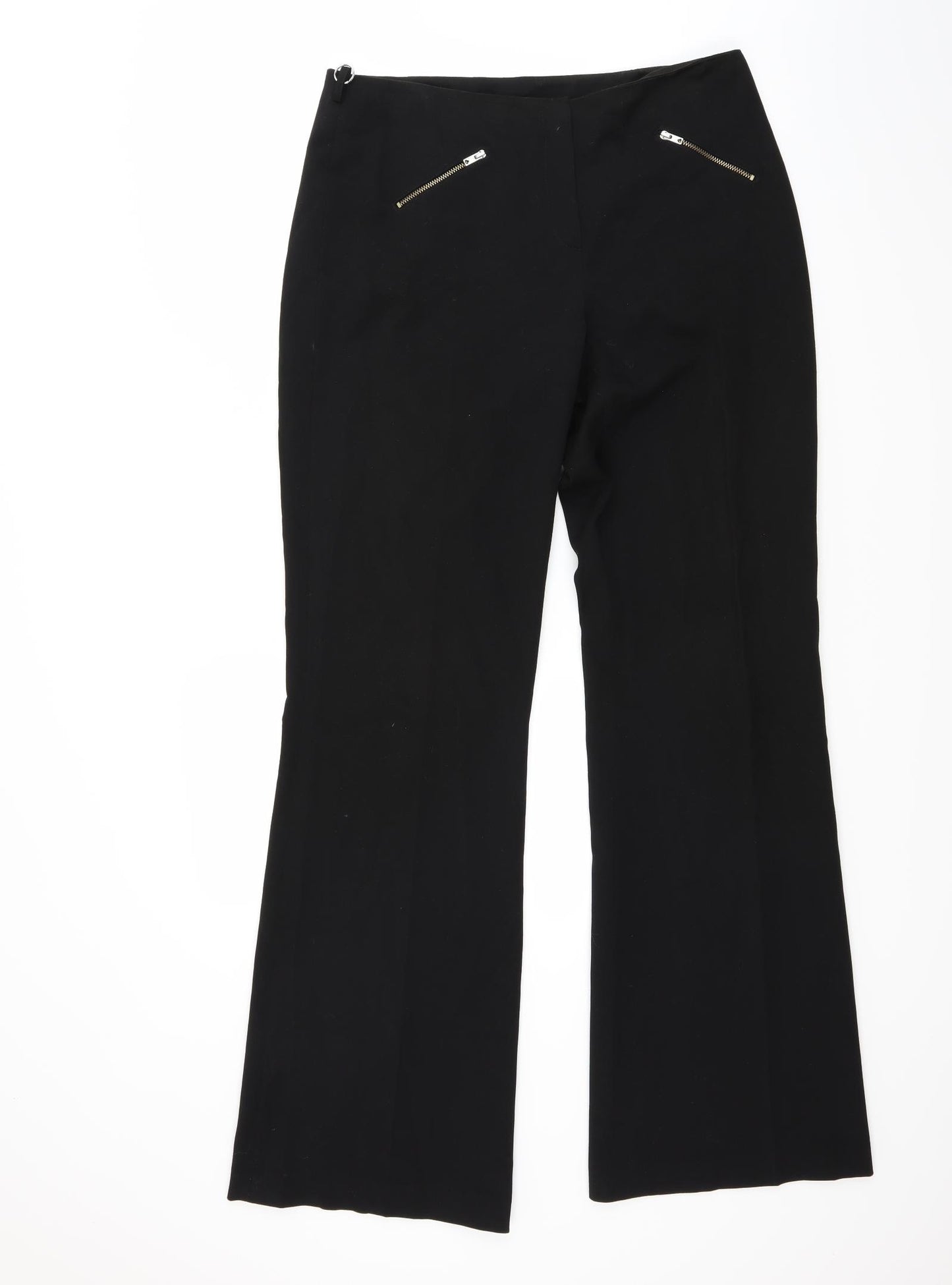 peruna Womens Black   Trousers  Size 14 L30 in