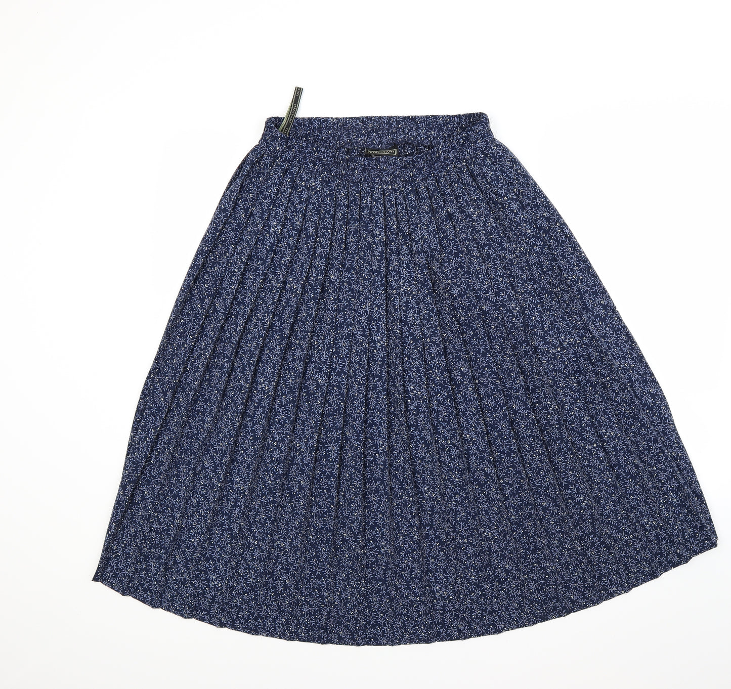 Debenhams Womens Blue Floral  Flare Skirt Size 12