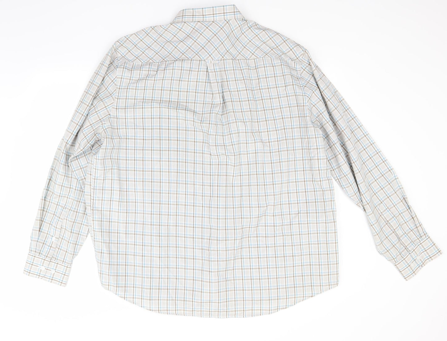 JAMES PRINGLE Mens Grey Check   Button-Up Size XL