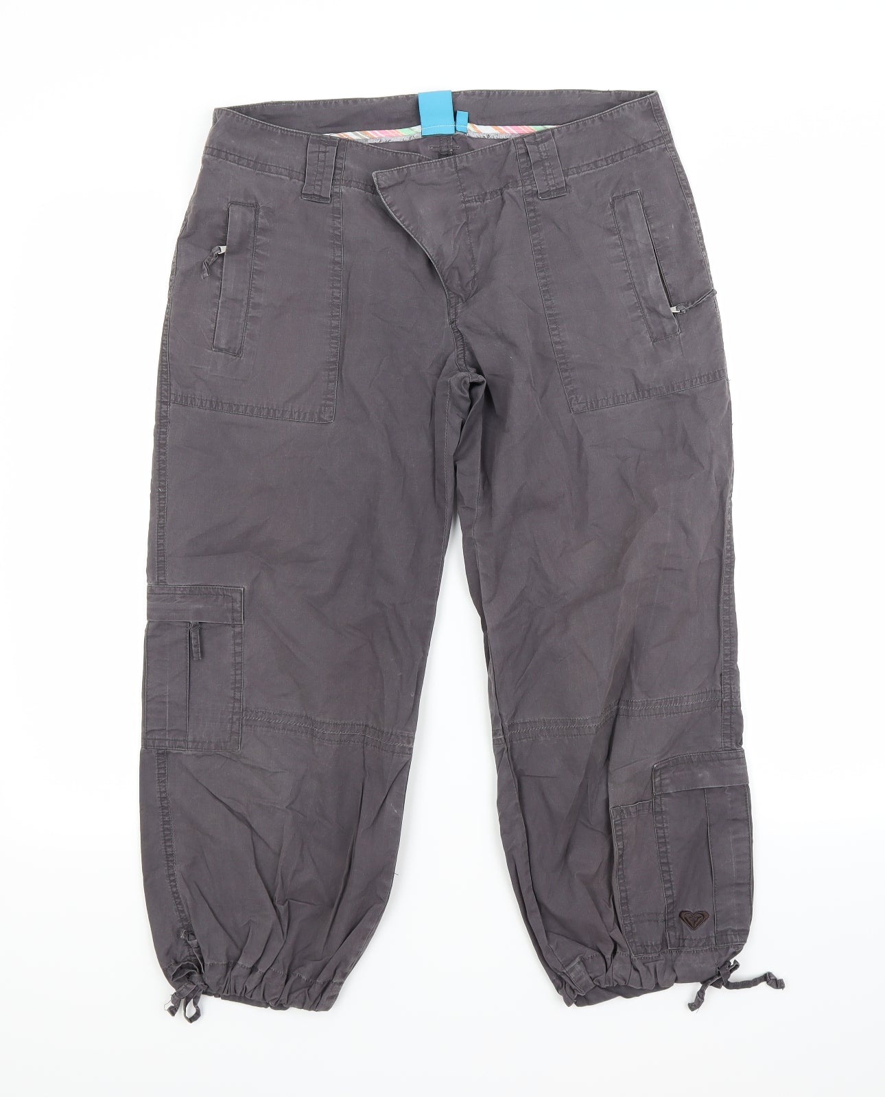 ROXY Womens Grey   Capri Trousers Size M L23 in