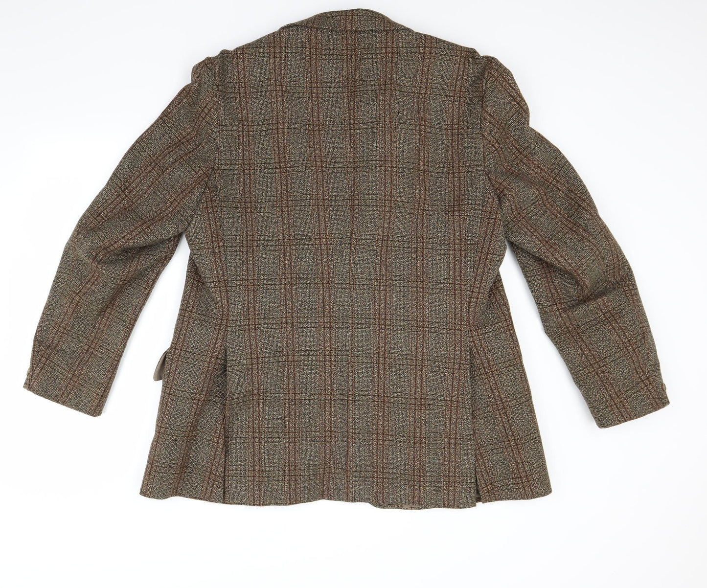 Foster's Mens Brown Check  Jacket Blazer Size 40