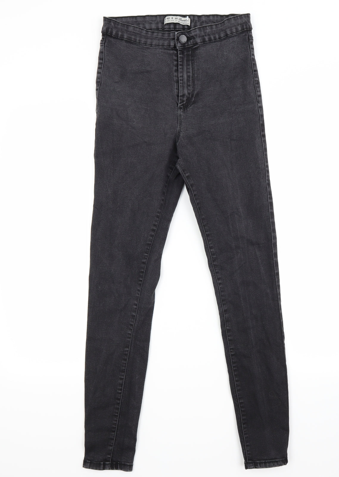 Primark Womens Black  Denim Skinny Jeans Size 12 L27 in