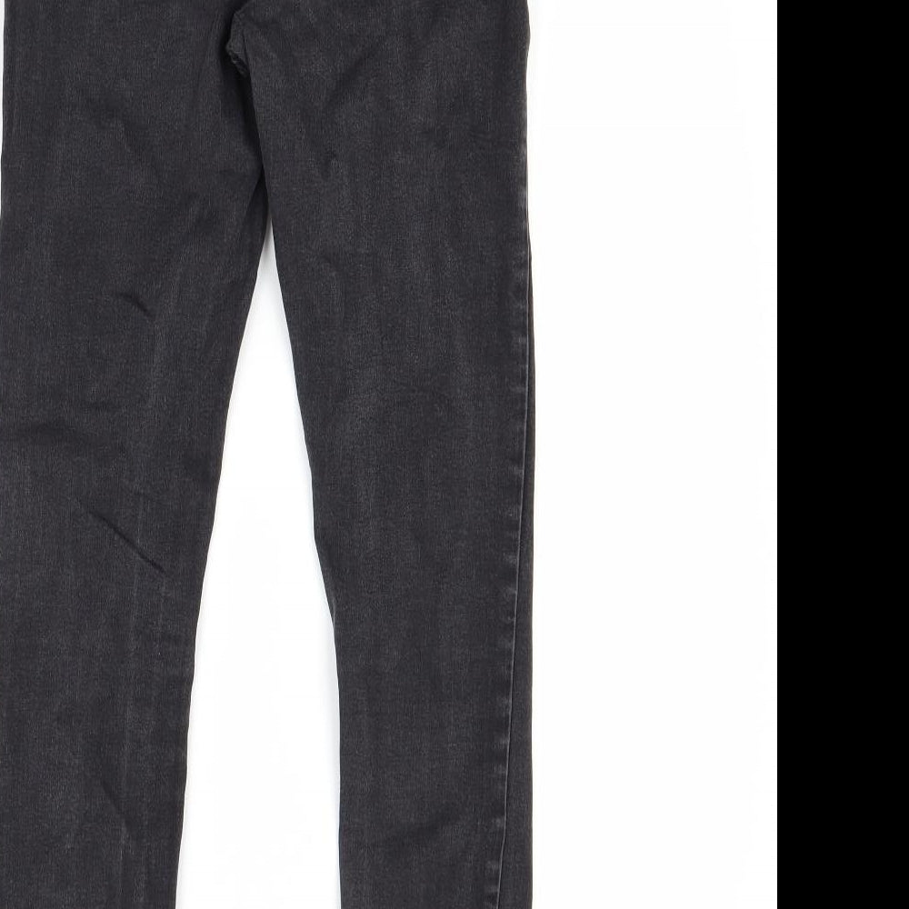 Primark Womens Black  Denim Skinny Jeans Size 12 L27 in