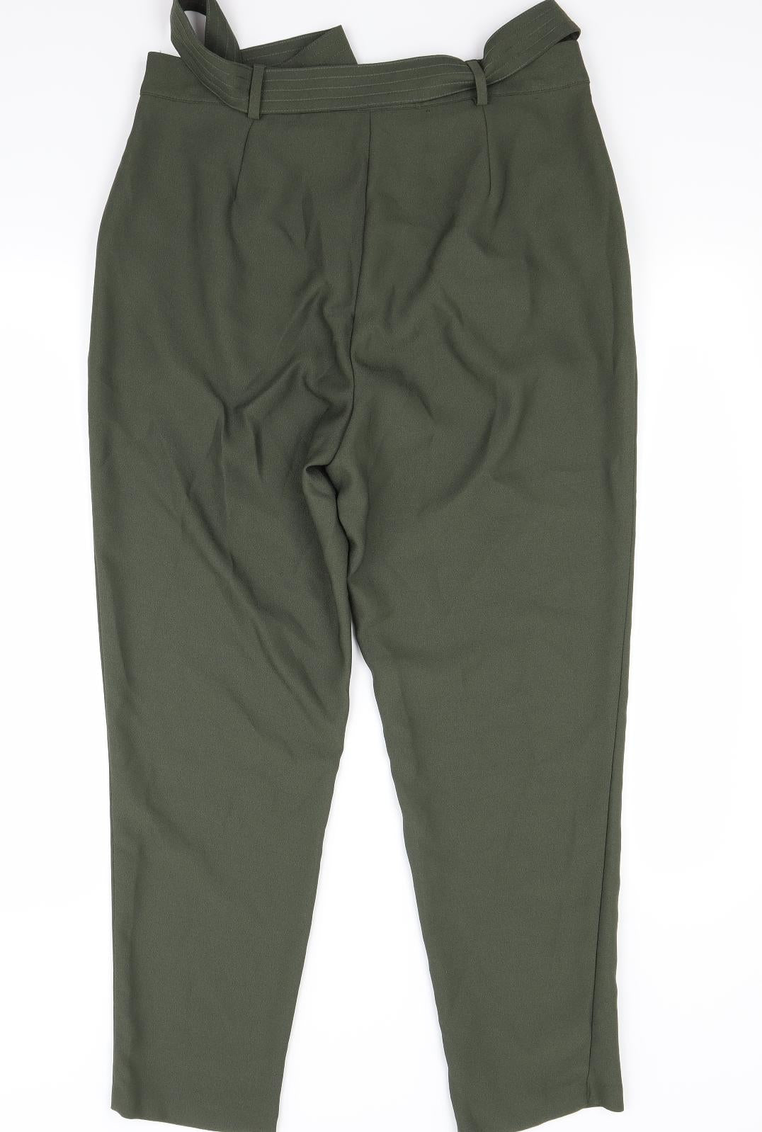 F&F Womens Green   Trousers  Size 12 L27 in