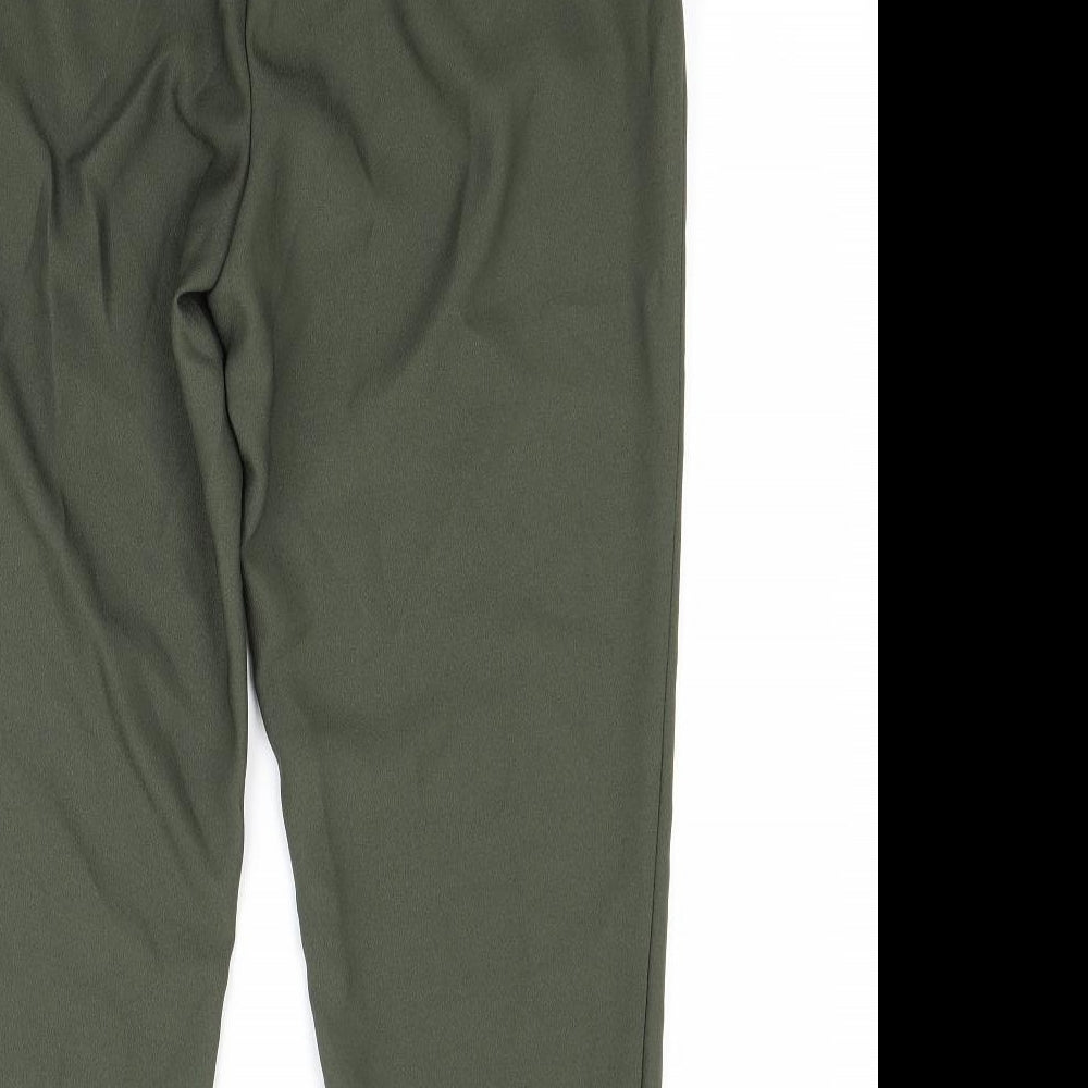 F&F Womens Green   Trousers  Size 12 L27 in
