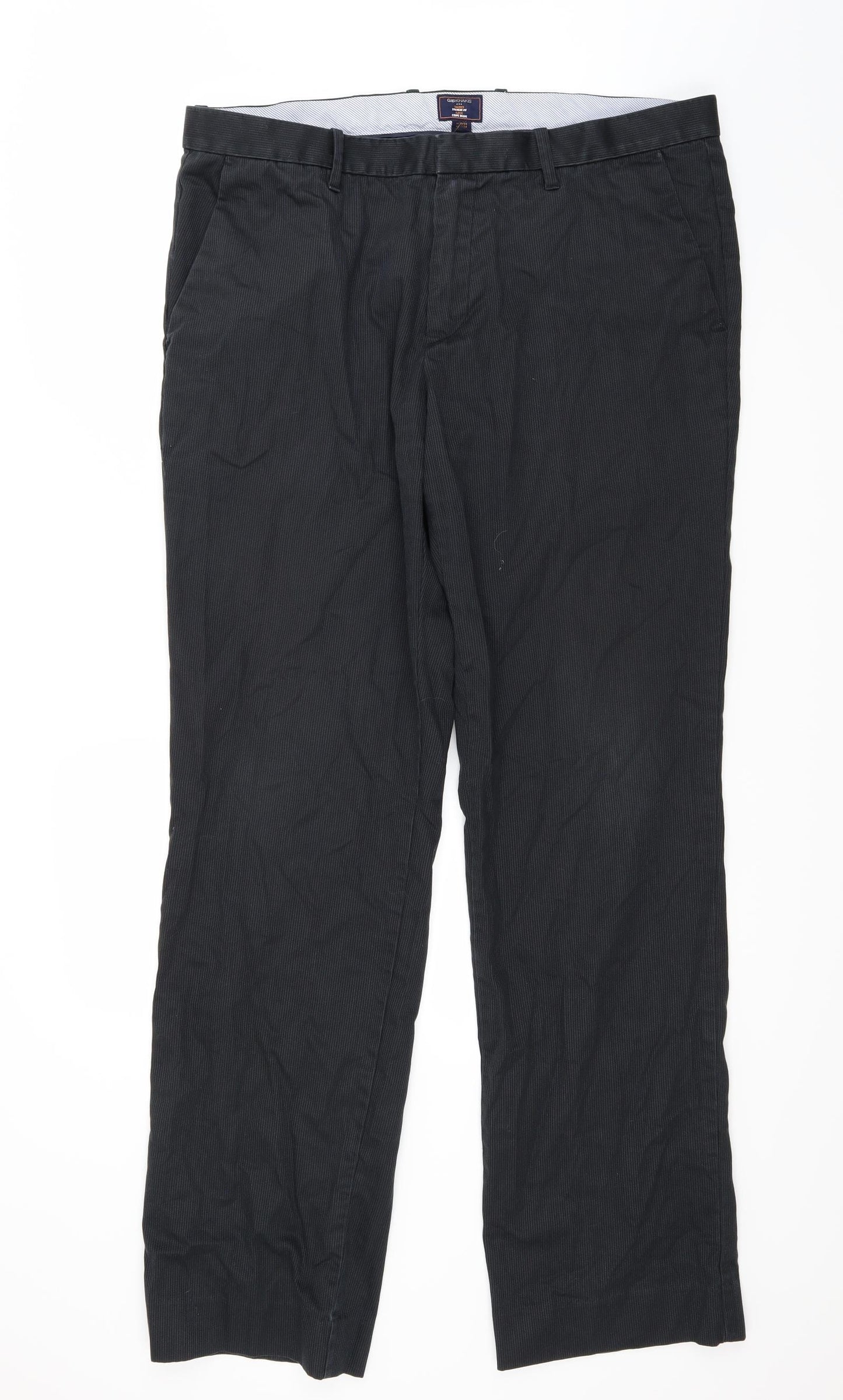 Gap Mens Blue Striped  Trousers  Size 38 L34 in