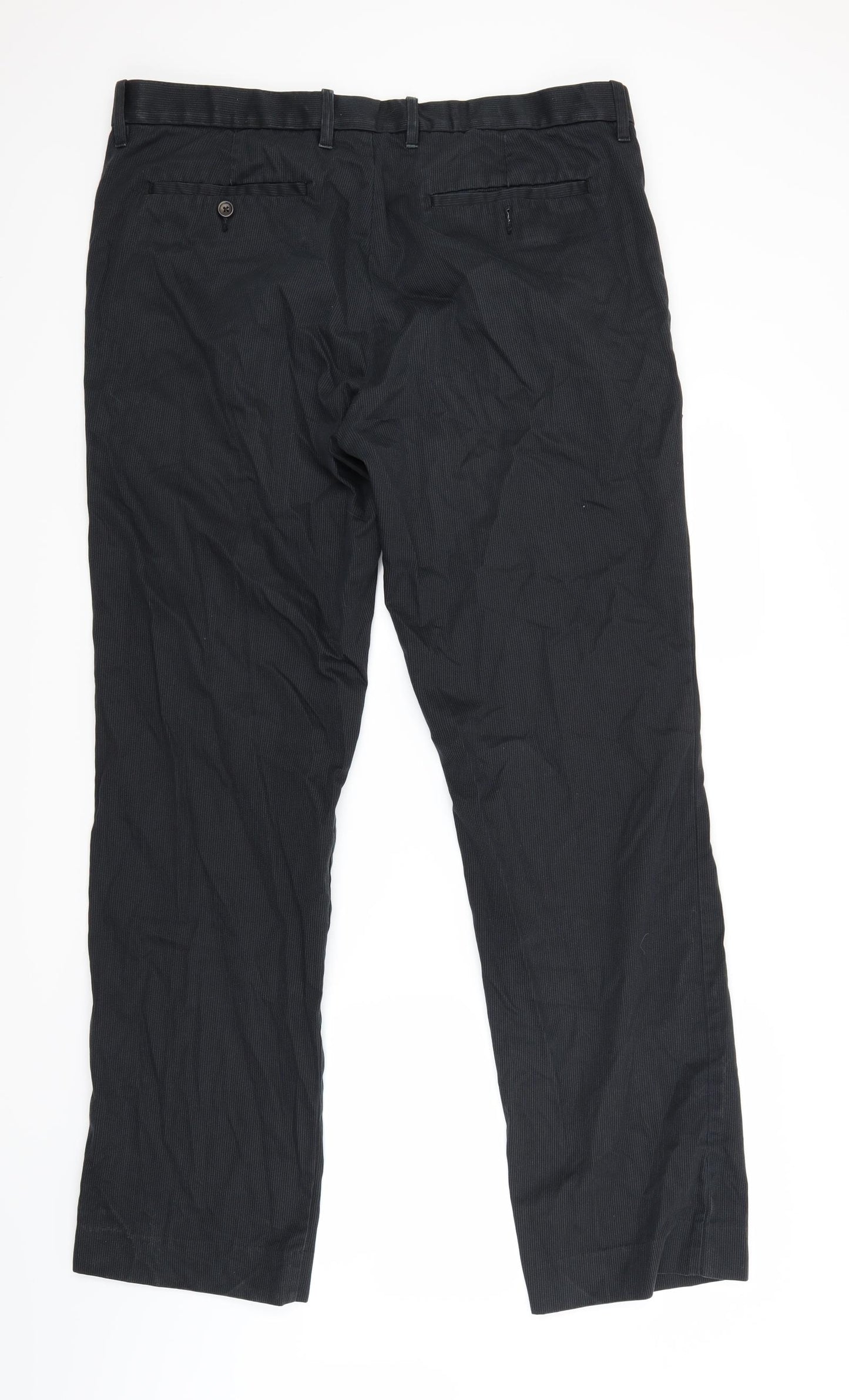 Gap Mens Blue Striped  Trousers  Size 38 L34 in
