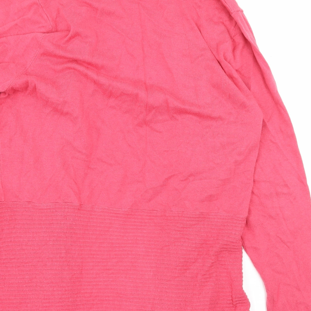 NEXT Womens Pink  Knit Cardigan Jumper Size 16