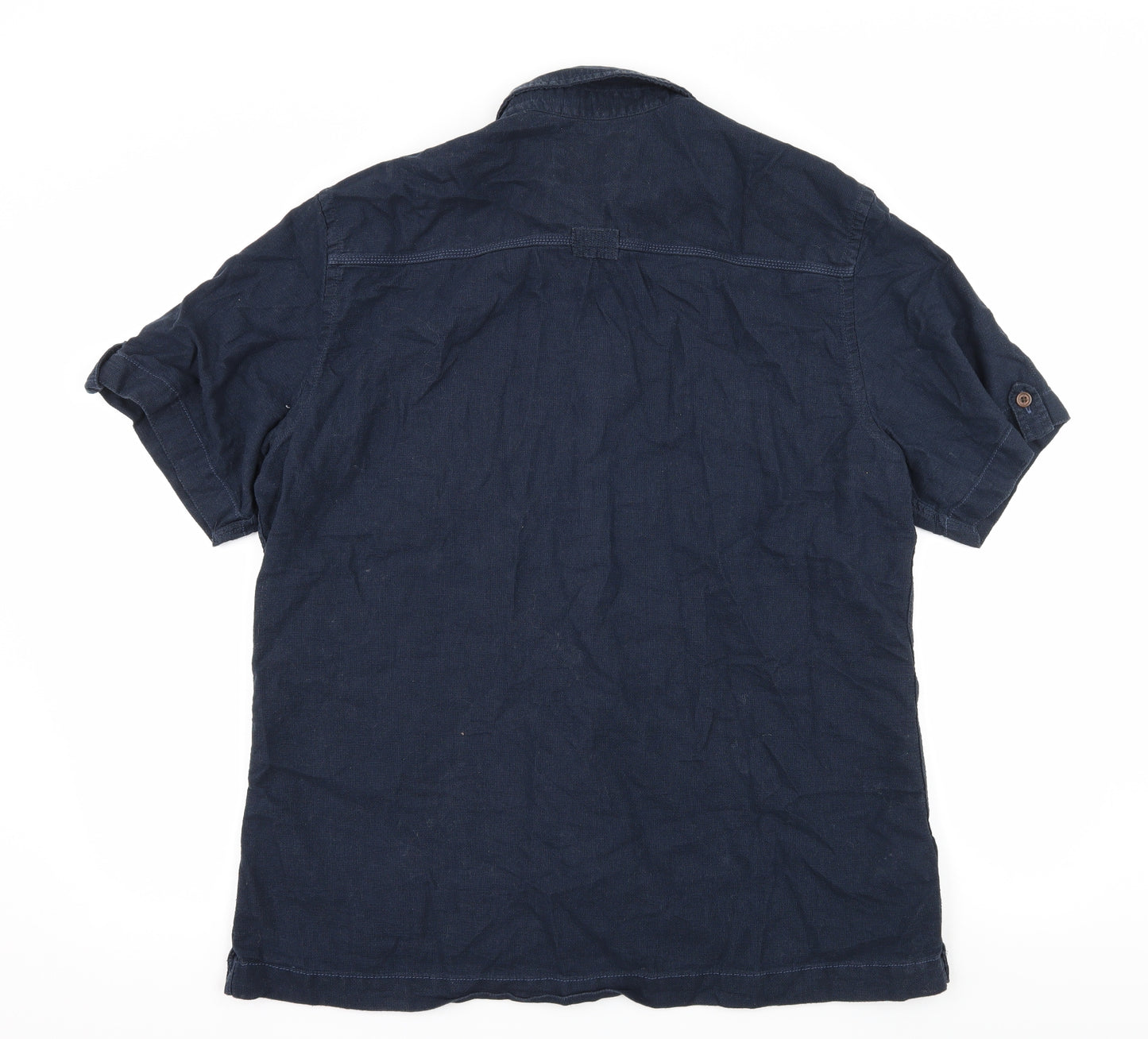 North Coast Mens Blue    Button-Up Size L