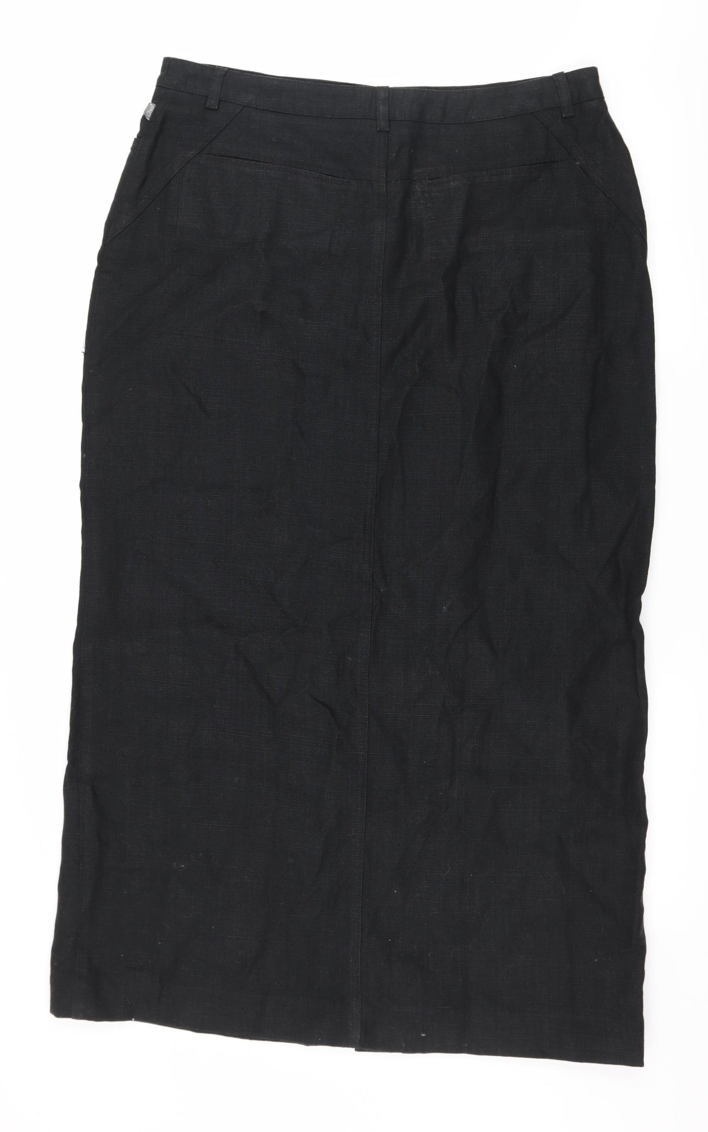 Cher Womens Black   Straight & Pencil Skirt Size 18