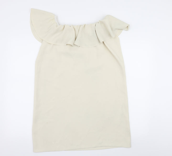 Preworn Womens Ivory  Rayon Shift  Size 14