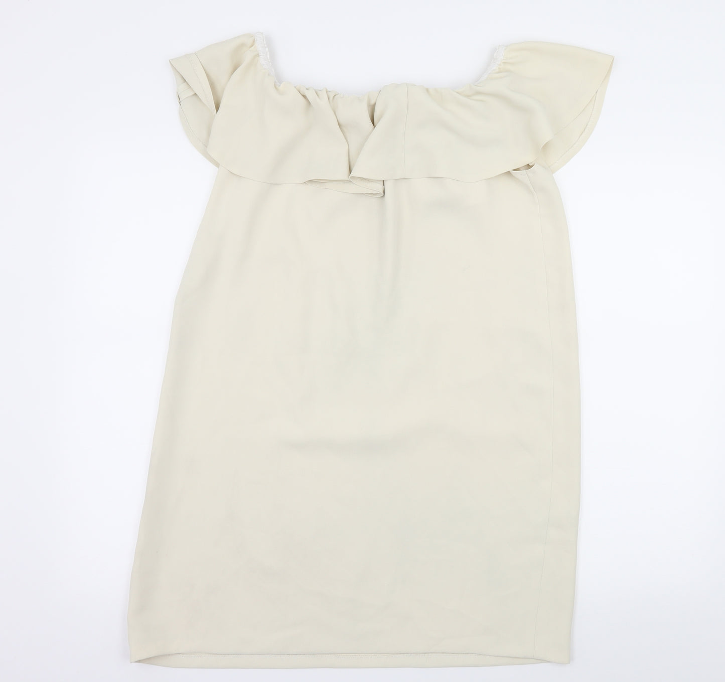 Preworn Womens Ivory  Rayon Shift  Size 14